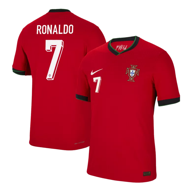 Men's Cristiano Ronaldo Authentic Portugal Home Jersey 2024