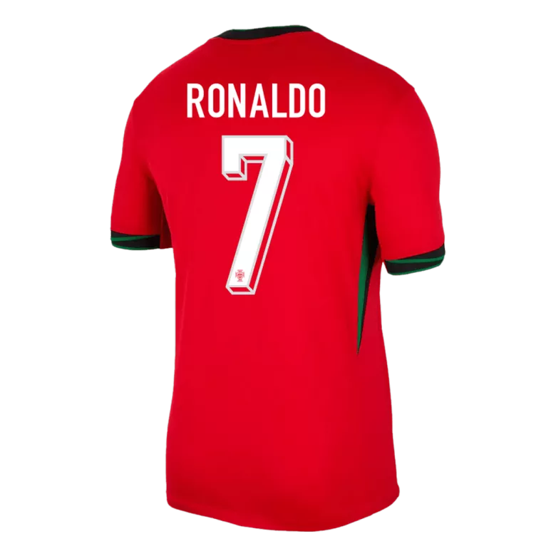 Men's Cristiano Ronaldo Replica Portugal Home Jersey 2024