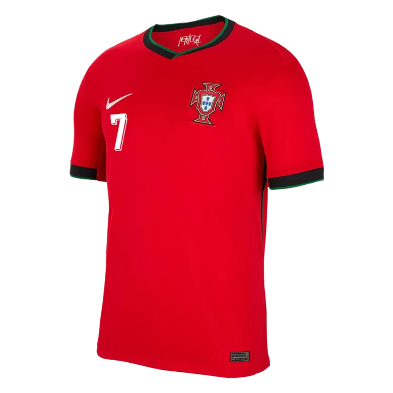 Men's Cristiano Ronaldo Replica Portugal Home Jersey 2024