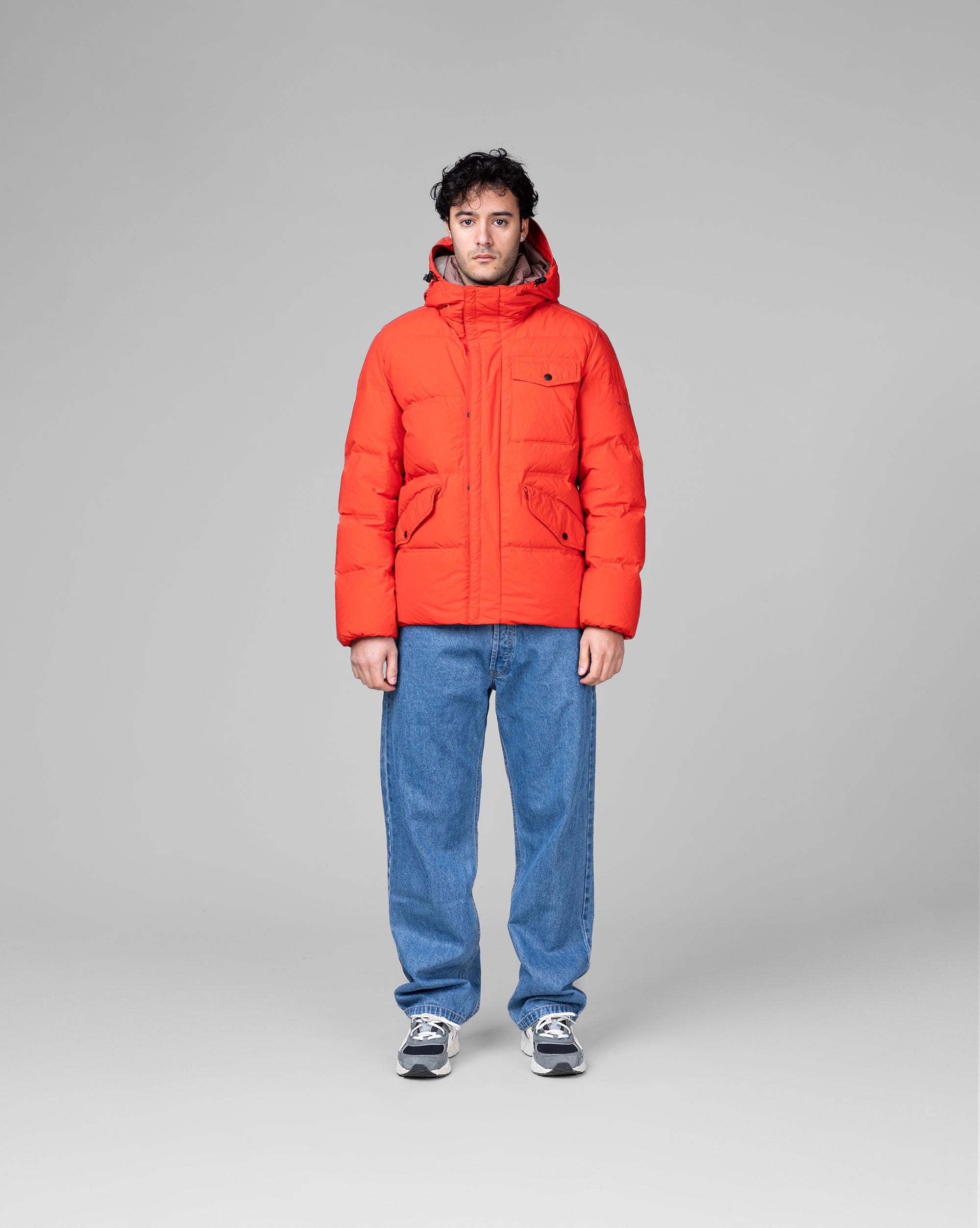 Image of Woolrich Garment Dyed Puffer Jacket