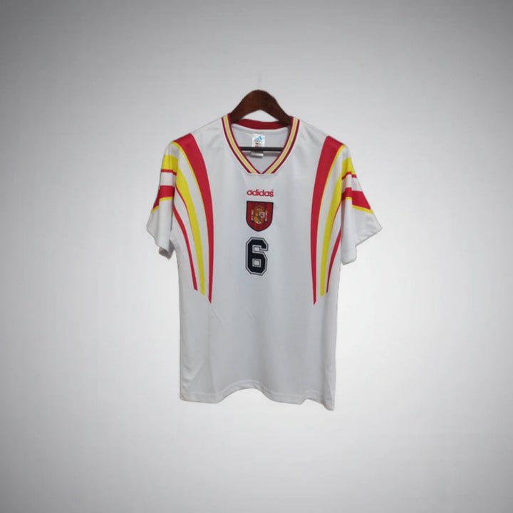 Image of Spain 1996 Away Kit - Premium Quality Jersey at FootballPrestige.com