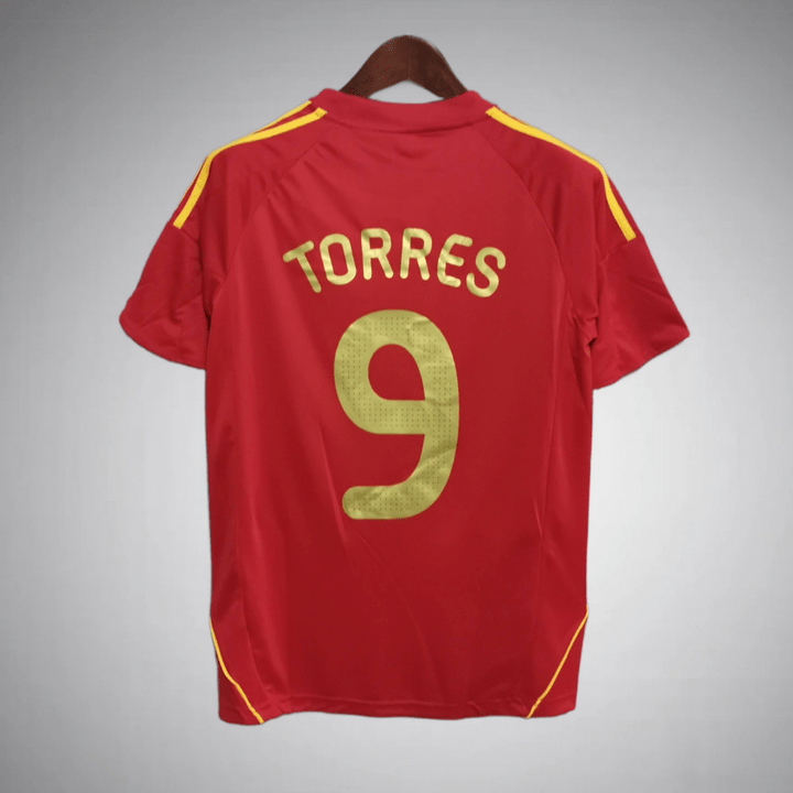Image of Spain 2008 Home Kit - Premium Quality Jersey at FootballPrestige.com