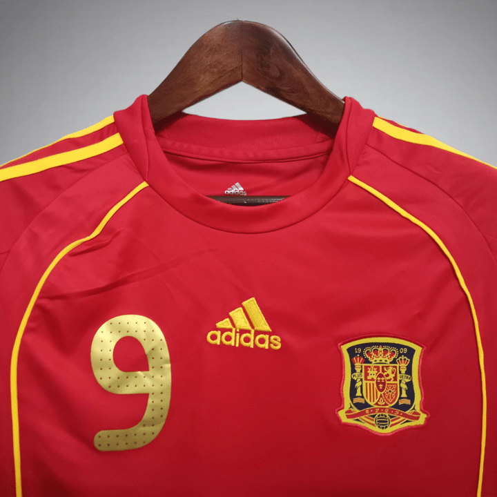Image of Spain 2008 Home Kit - Premium Quality Jersey at FootballPrestige.com