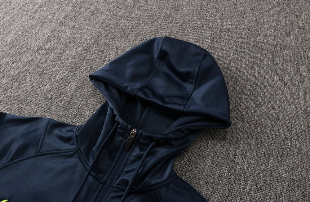 Image of Tottenham Dark Blue Premium Tracksuit - Premium Quality Jersey at FootballPrestige.com