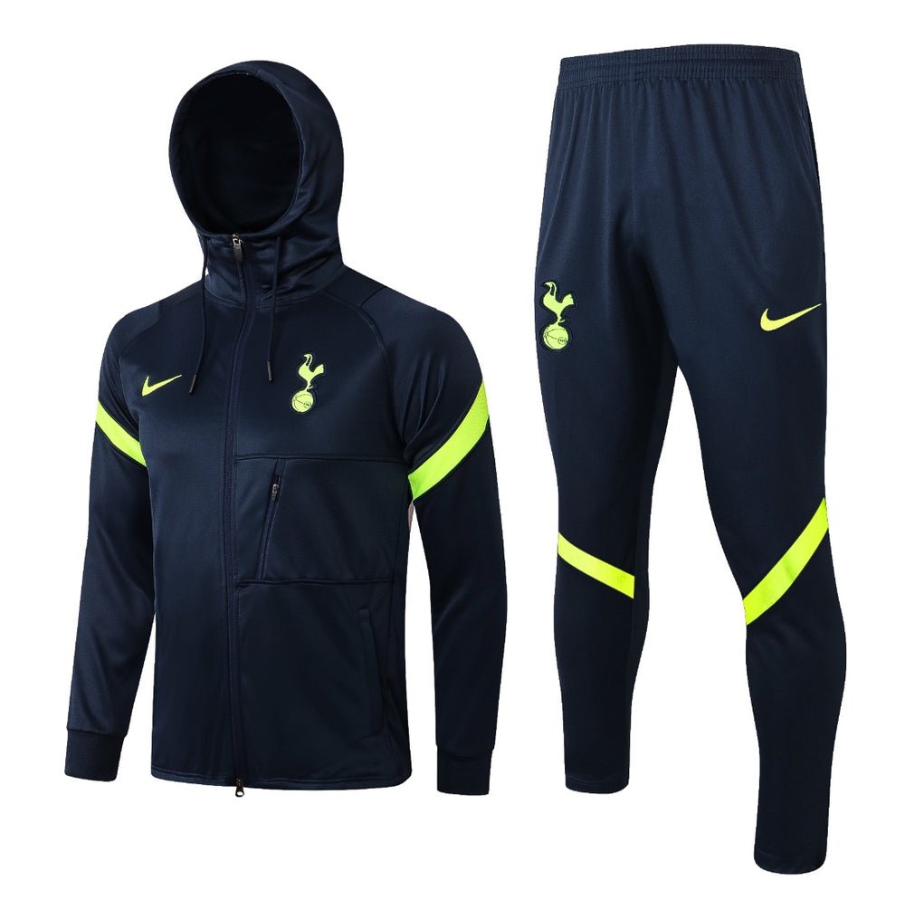 Image of Tottenham Dark Blue Premium Tracksuit - Premium Quality Jersey at FootballPrestige.com