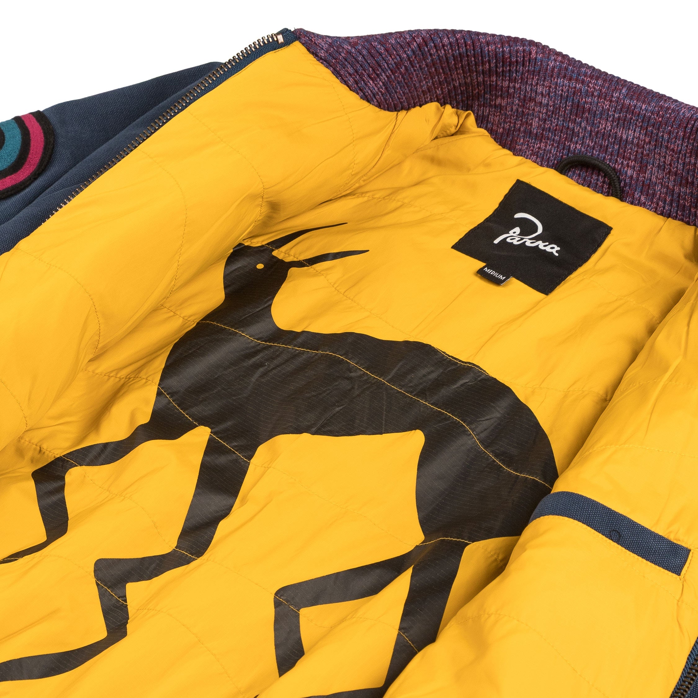 Image of By Parra Skull Stalker Varsity Jacket